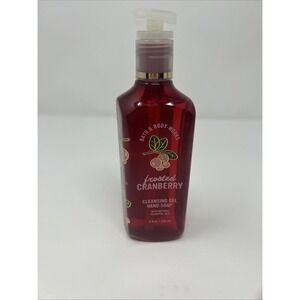 NEW Bath & Body Works Frosted Cranberry Cleansing Gel Hand Soap 8 Fl Oz